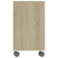 sidebord 70x35x60,5 cm konstrueret træ sonoma-egetræsfarvet