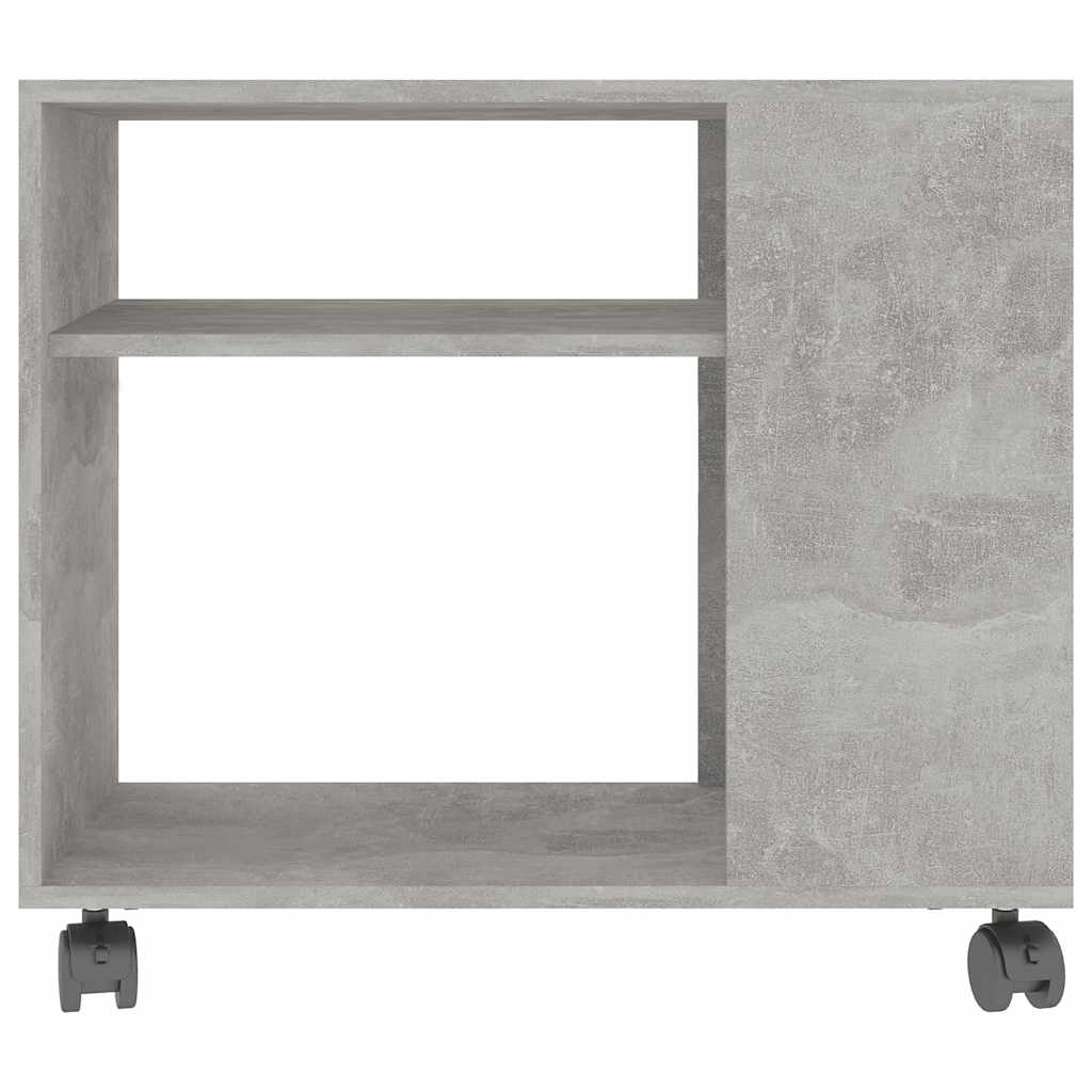 sidebord 70x35x60,5 cm konstrueret træ betongrå
