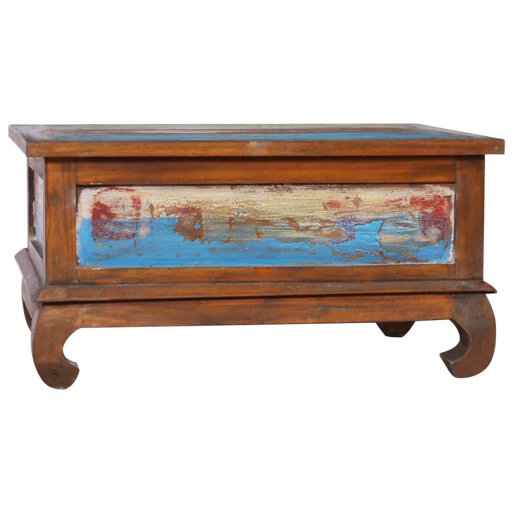 sofabord 80x50x40 cm genanvendt teaktræ