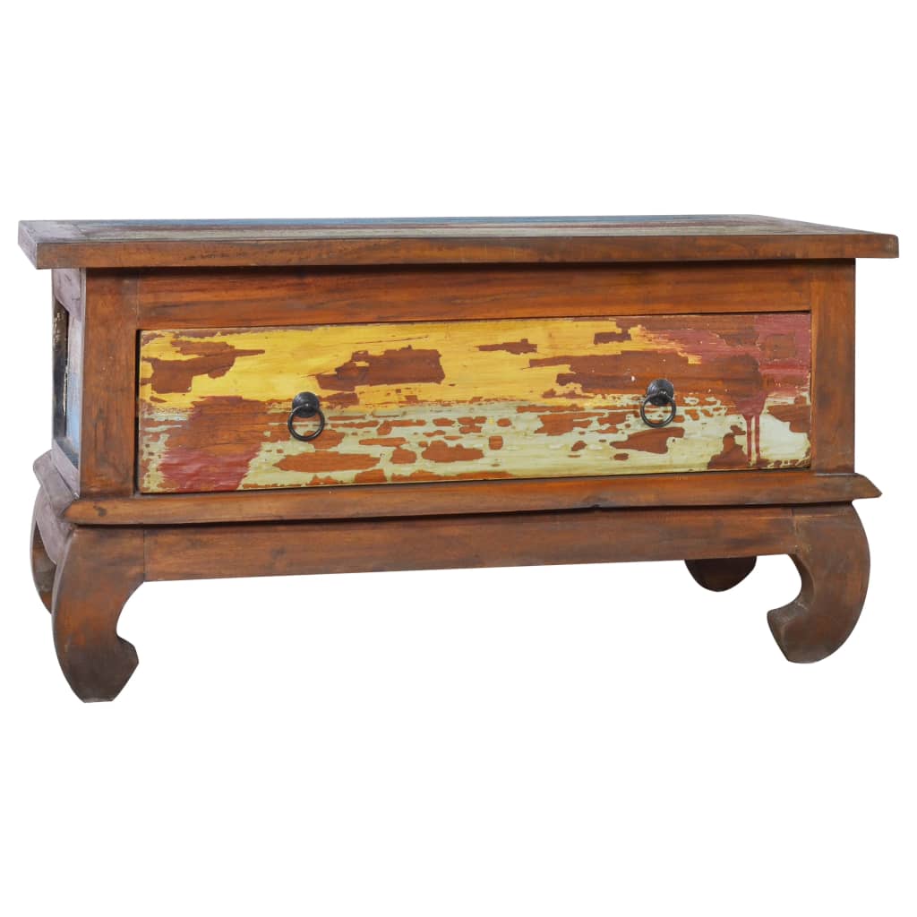 sofabord 80x50x40 cm genanvendt teaktræ