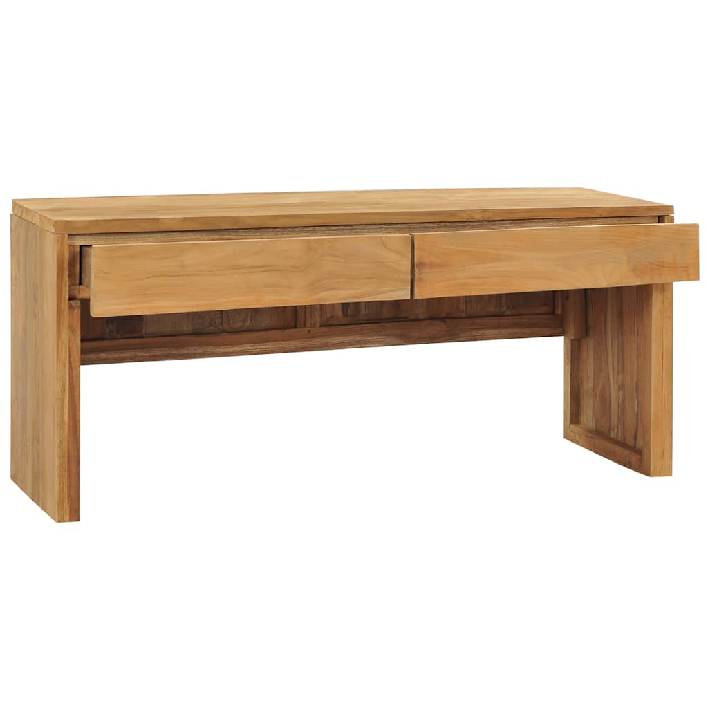 tv-skab 100x35x45 cm massivt teaktræ