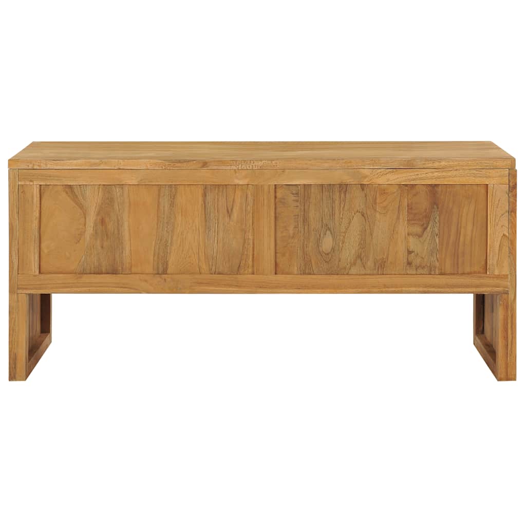 tv-skab 100x35x45 cm massivt teaktræ