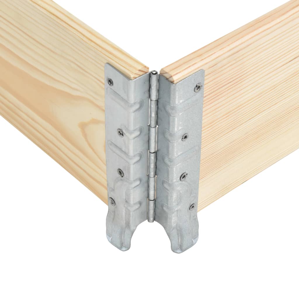 palleramme 80x120 cm massivt fyrretræ