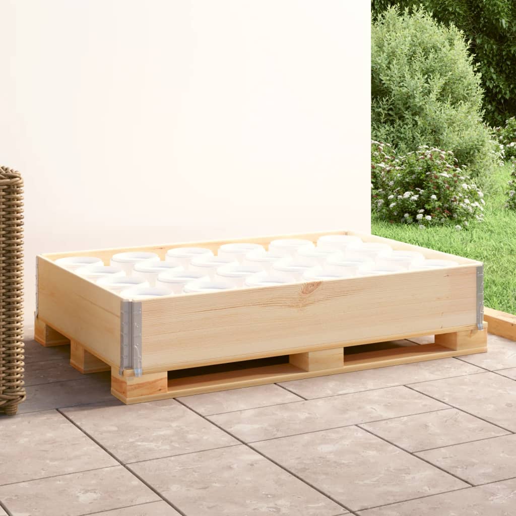 palleramme 80x120 cm massivt fyrretræ