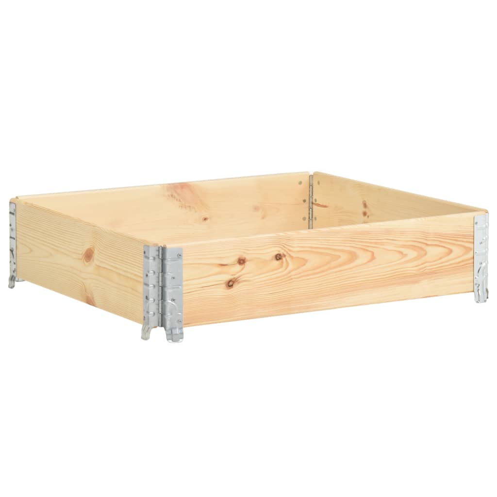 palleramme 100x100 cm massivt fyrretræ