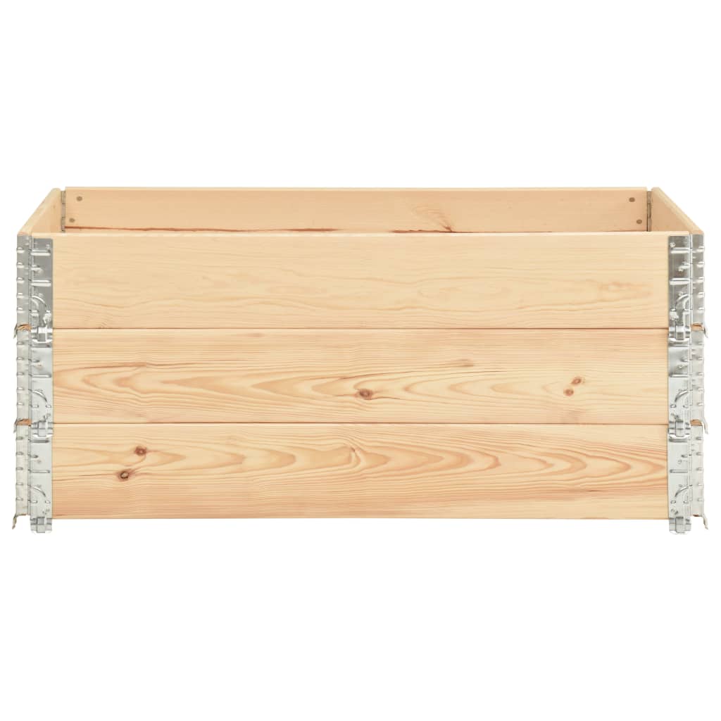 pallerammer: 3 stk. 100x150 cm massivt fyrretræ