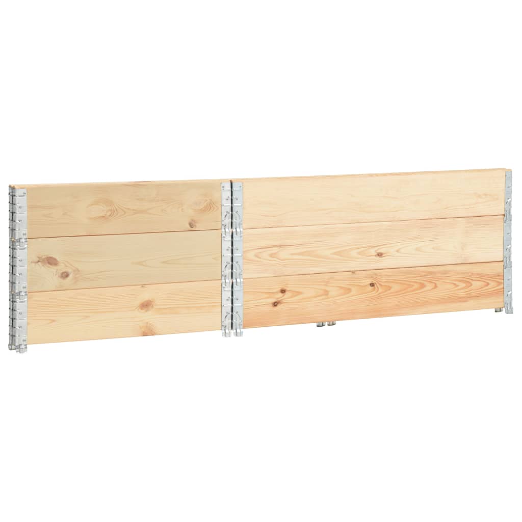 pallerammer: 3 stk. 100x150 cm massivt fyrretræ