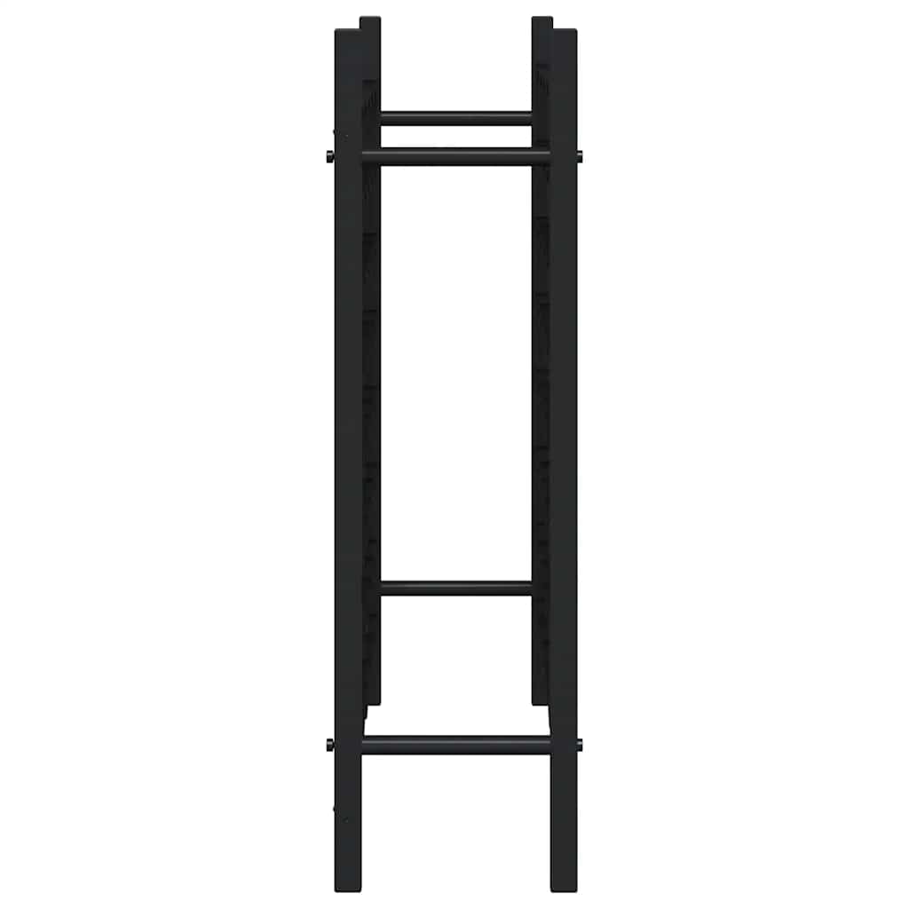 vinreol til 48 flasker metal sort