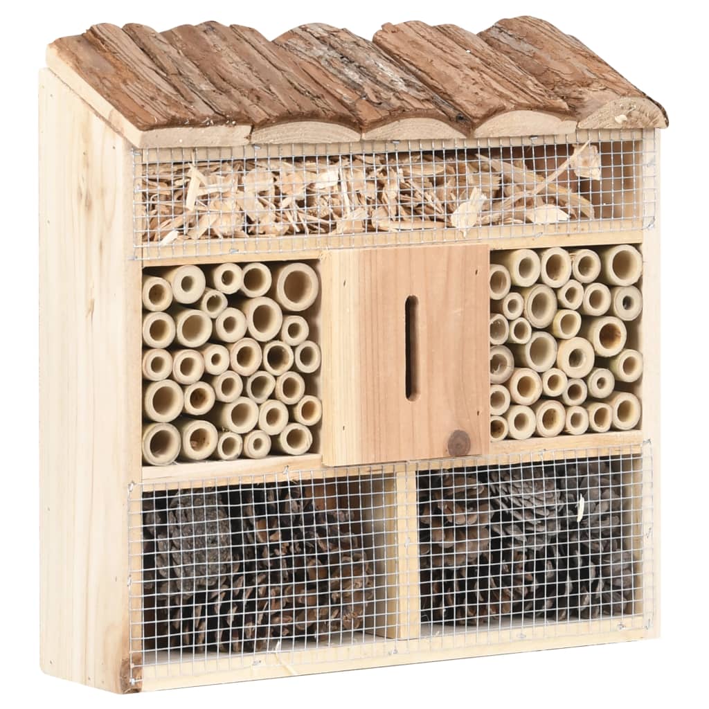 insekthotel 30x10x30 cm fyrretræ