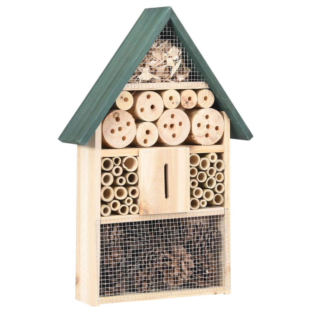 insekthotel 31x10x48 cm fyrretræ