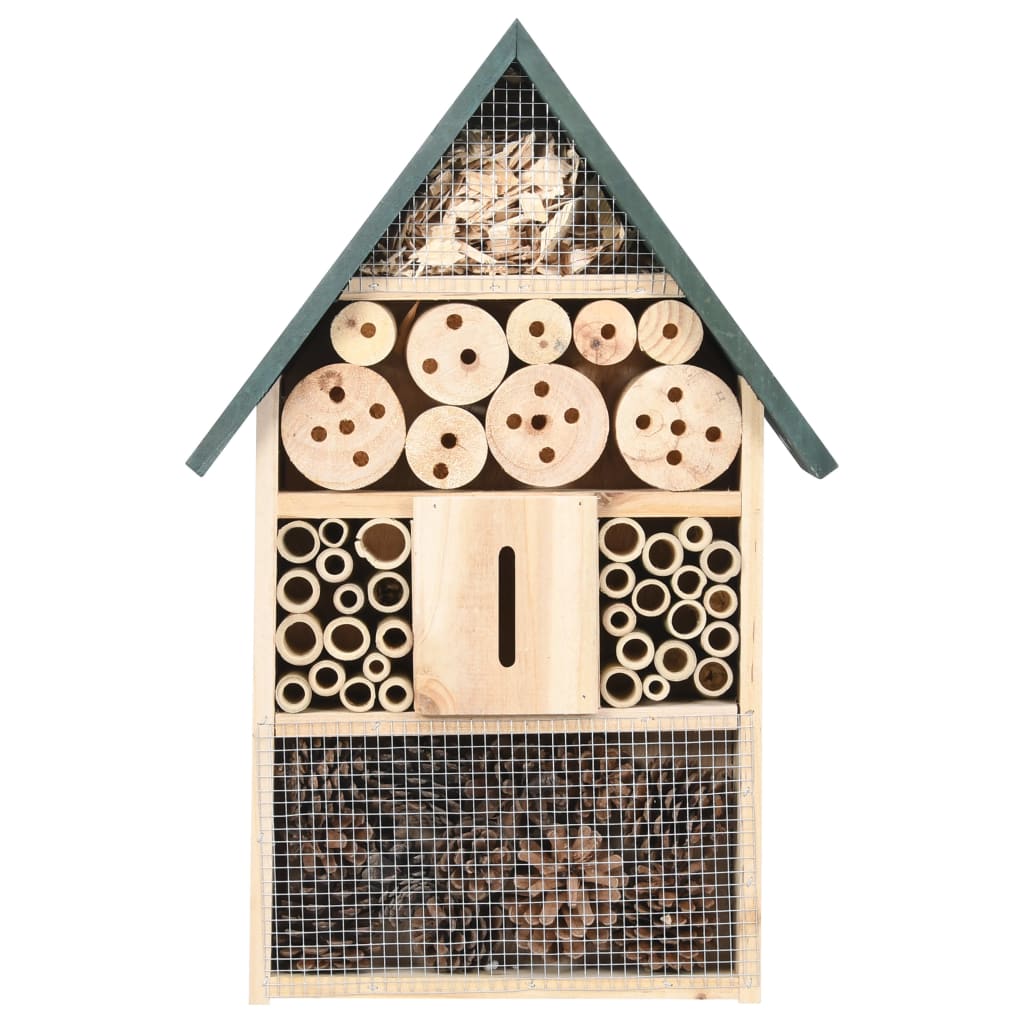 insekthotel 31x10x48 cm fyrretræ