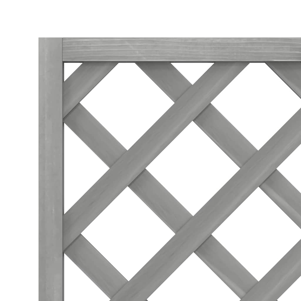 plantekasse med espalier 40x30x135 cm massivt grantræ