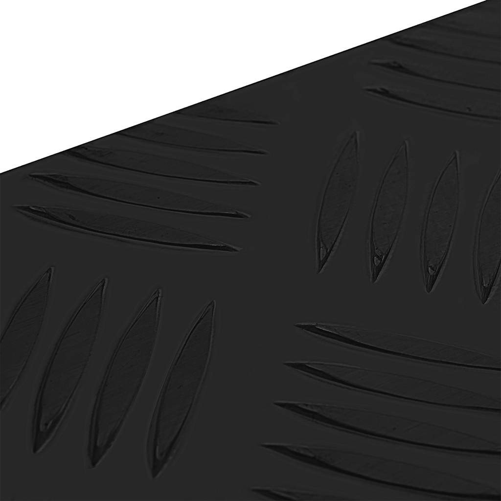 aluminiumskasse 80x30x35 cm sort