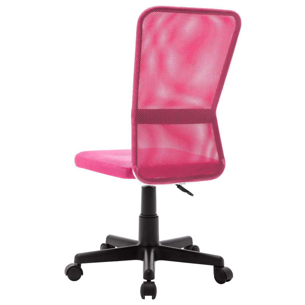 kontorstol 44x52x100 cm meshstof pink