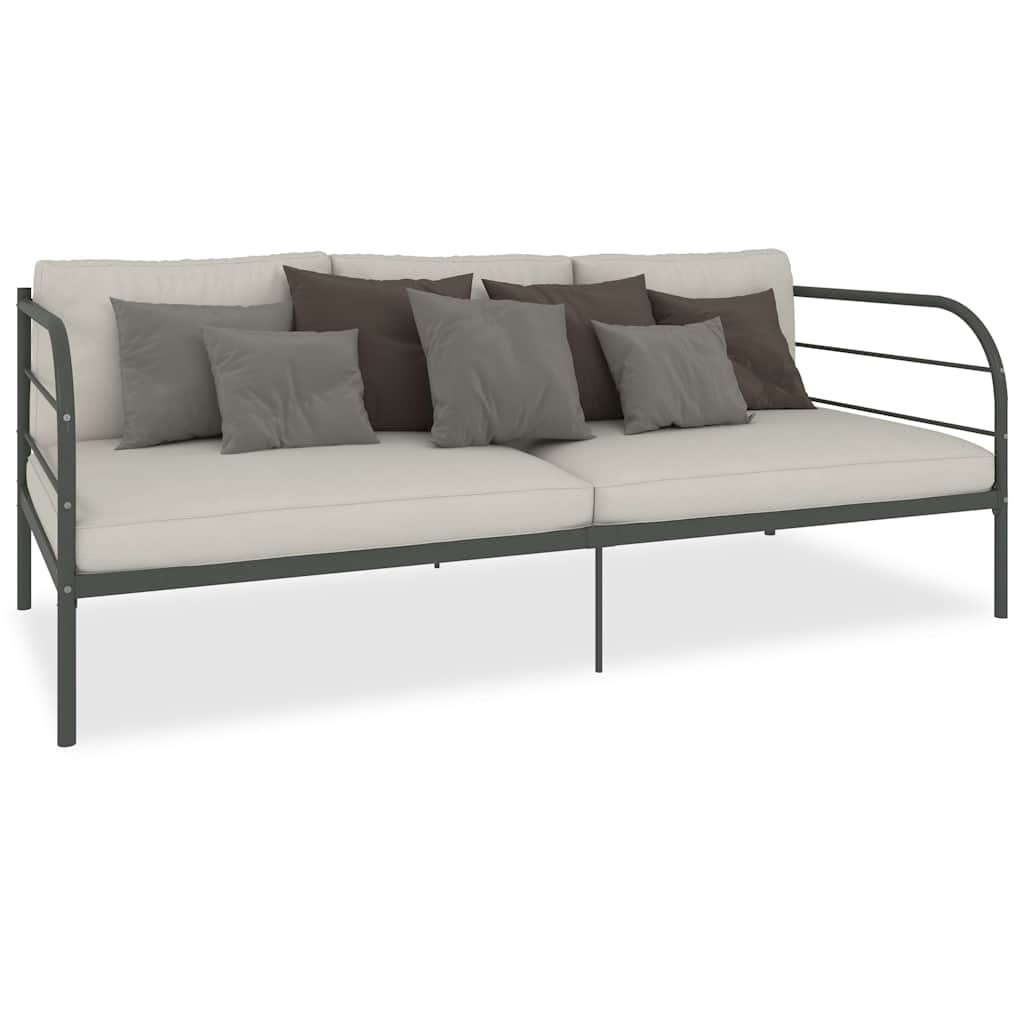 stel til daybed 90x200 cm metal grå