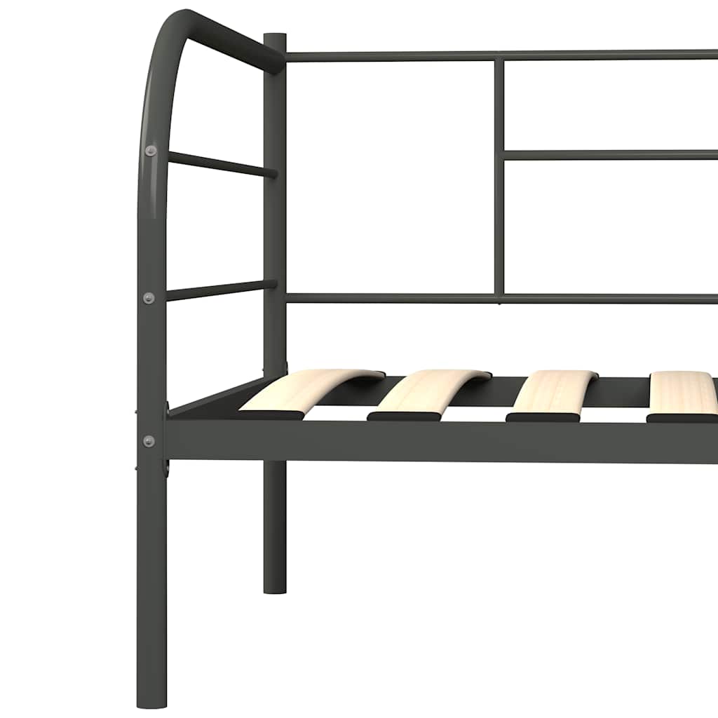 stel til daybed 90x200 cm metal grå