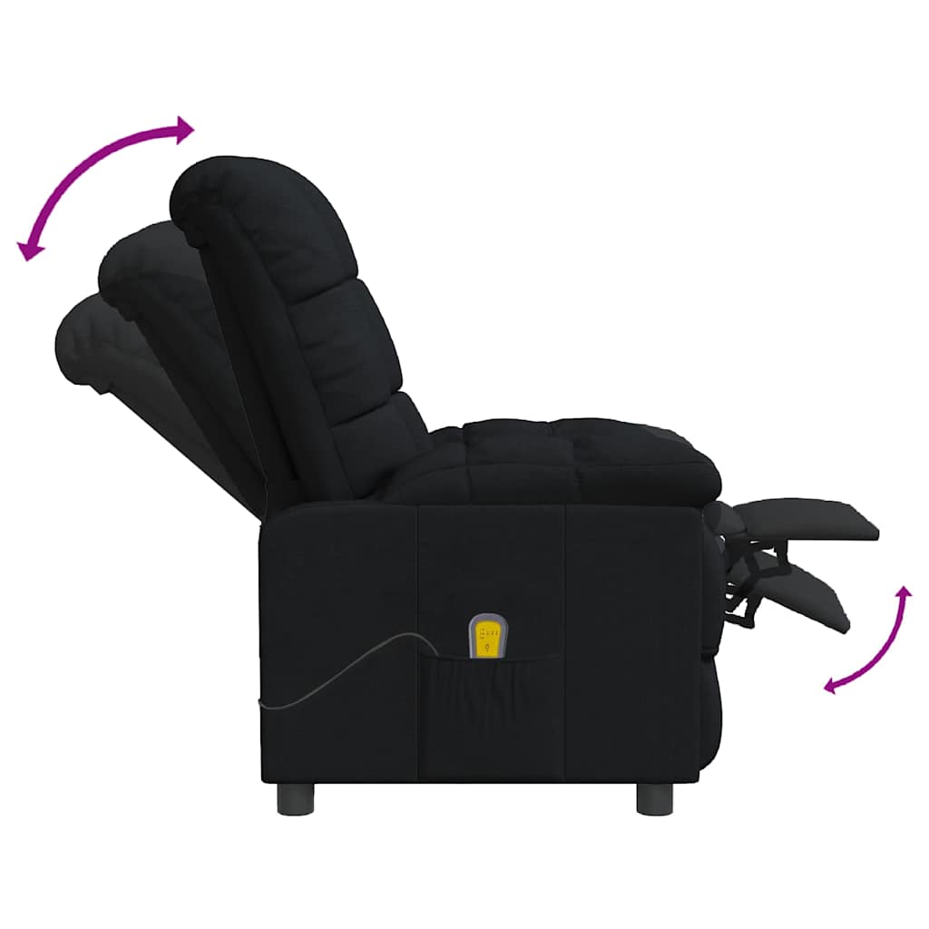 massagestol stof sort