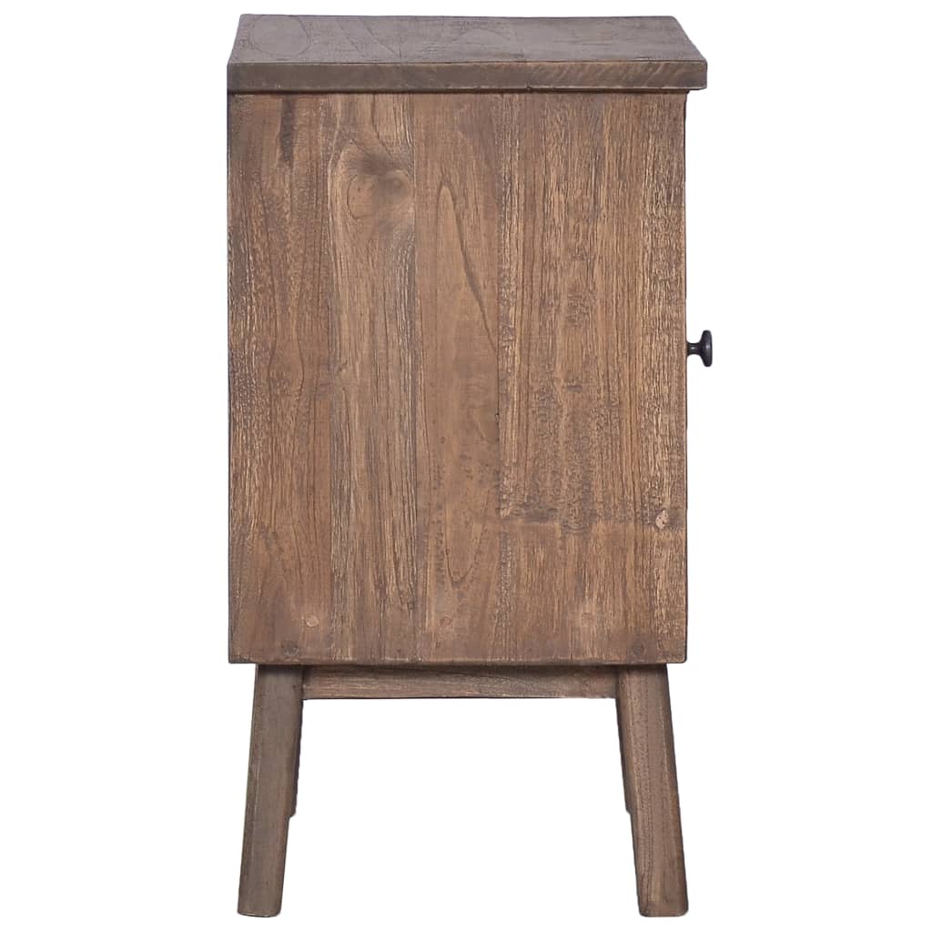 sengeskab 40x30x53 cm massivt teaktræ