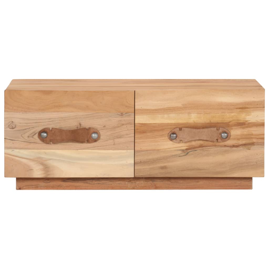 sofabord 90x50x35 cm massivt genbrugstræ