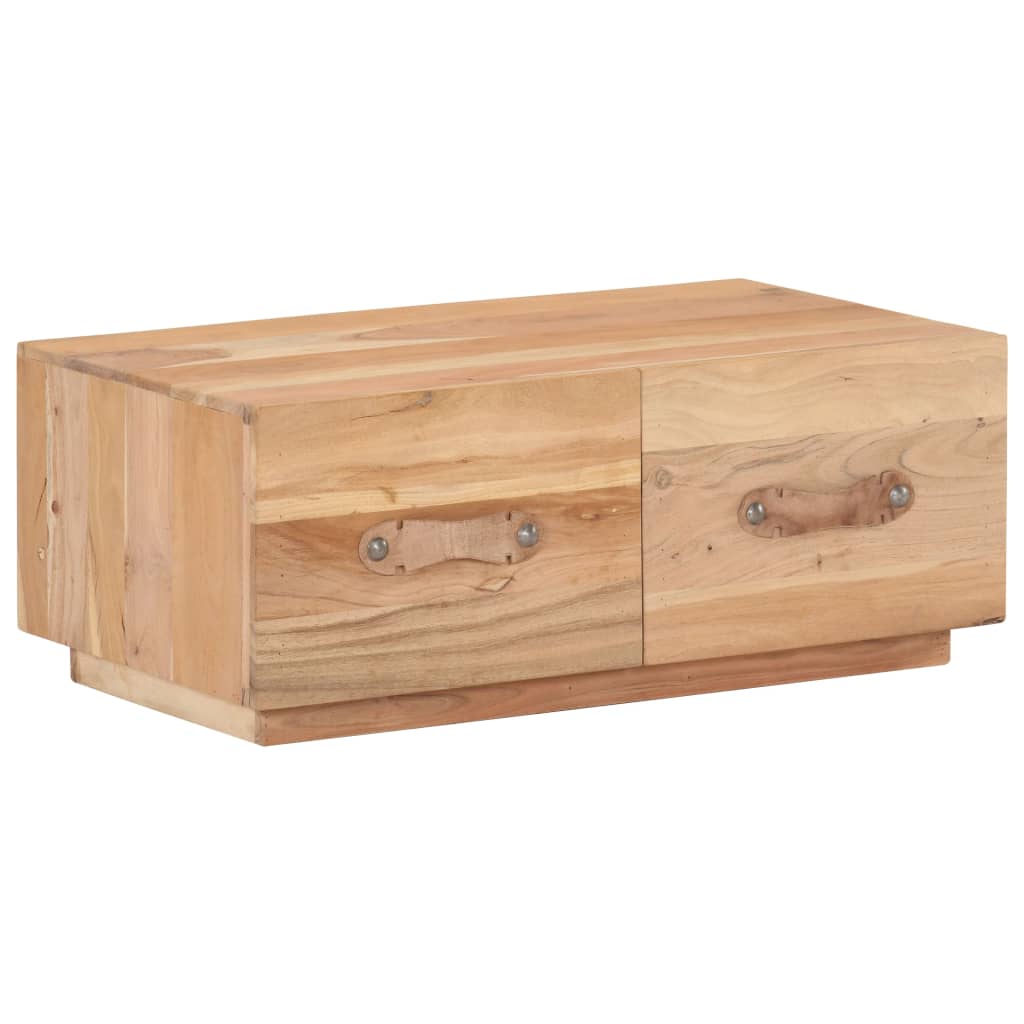sofabord 90x50x35 cm massivt genbrugstræ