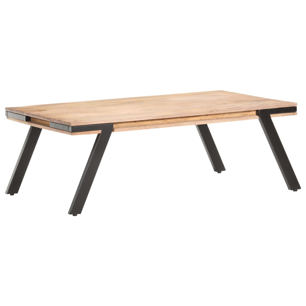 sofabord 114x65x40 cm massivt mangotræ