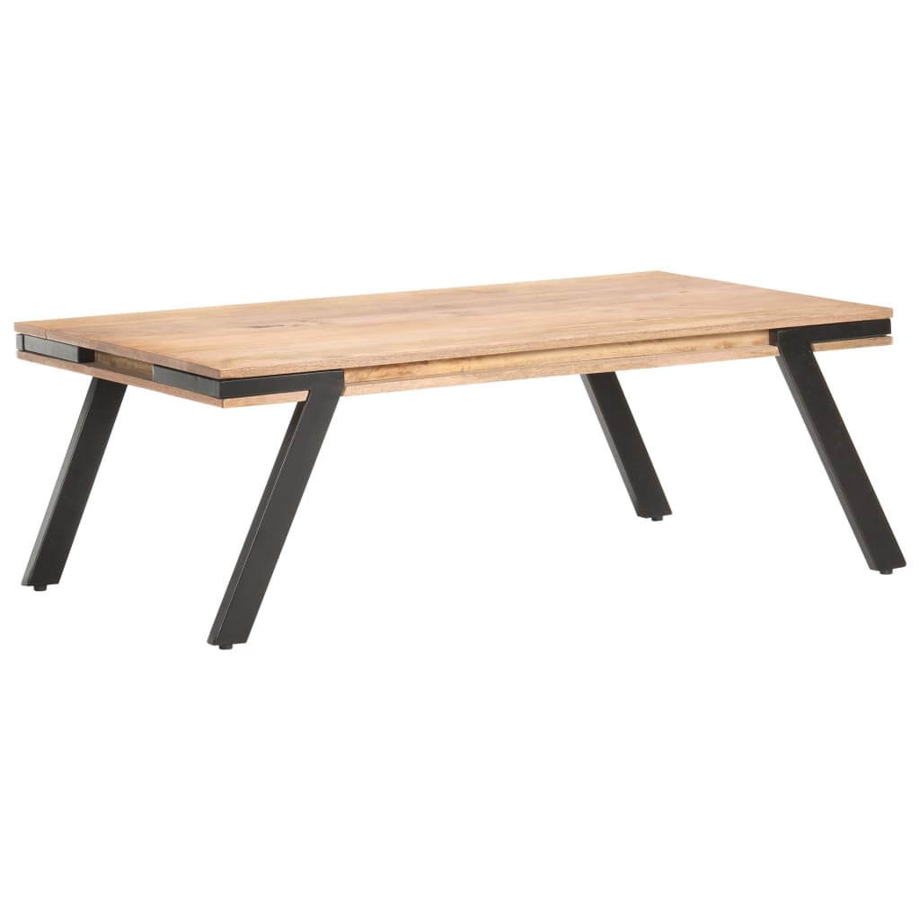 sofabord 114x65x40 cm massivt mangotræ