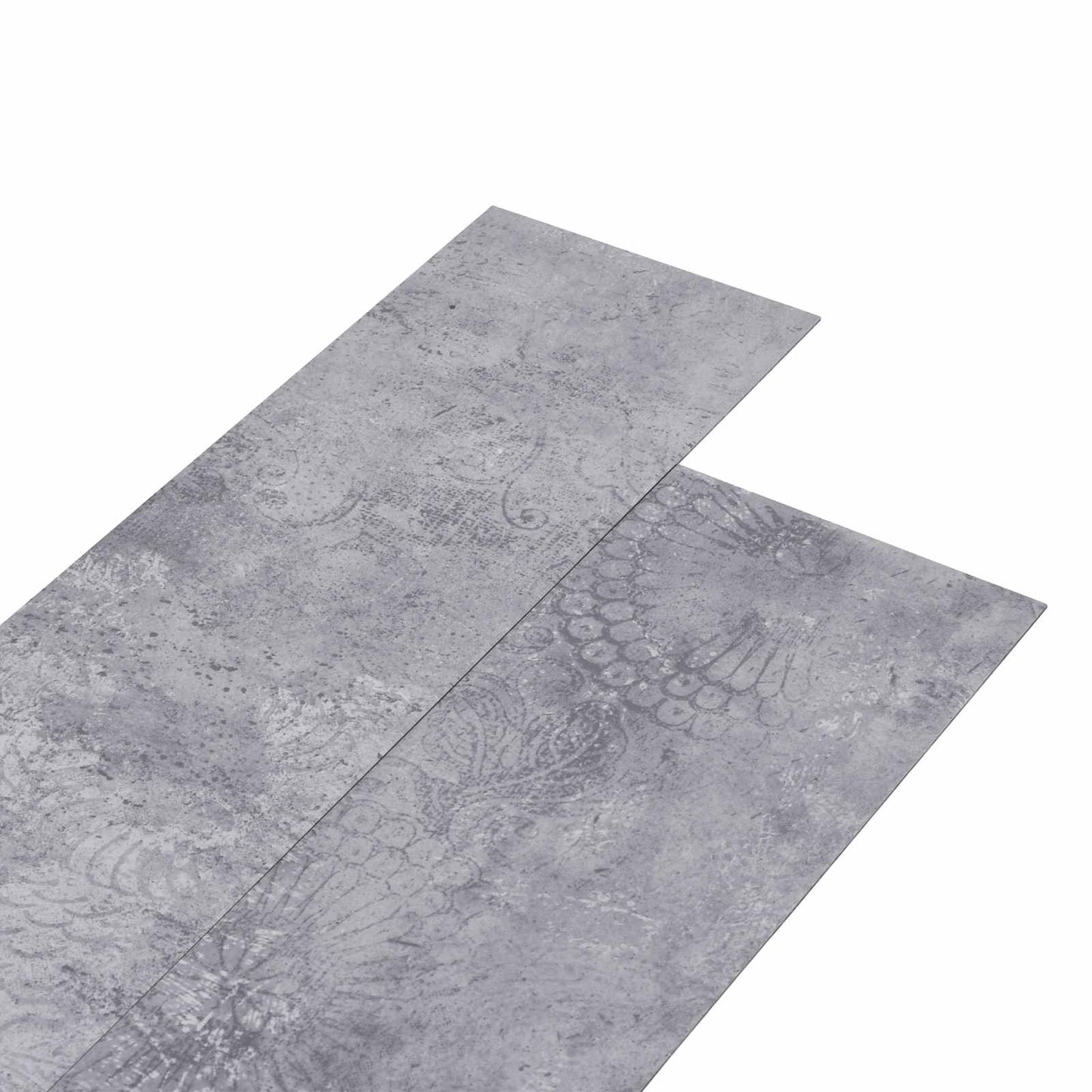 Gulvplanker Cement Grå 5,02 m² 36 stk. PVC
