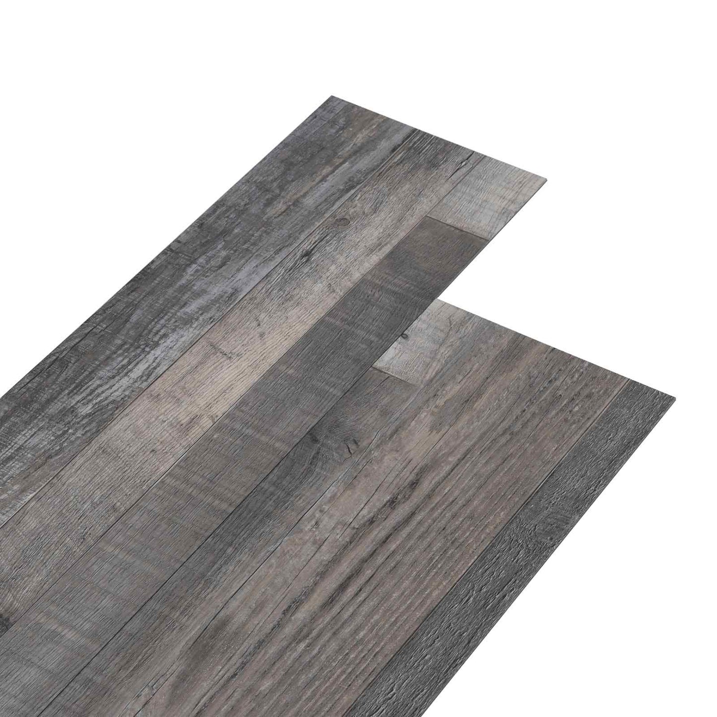 Gulvplanker Grå 5,26 m² 18 stk. PVC