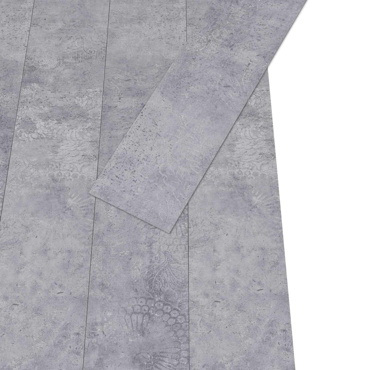 Selvklæbende Gulvplank Cement Grå 4,46 m² 32 stk. PVC