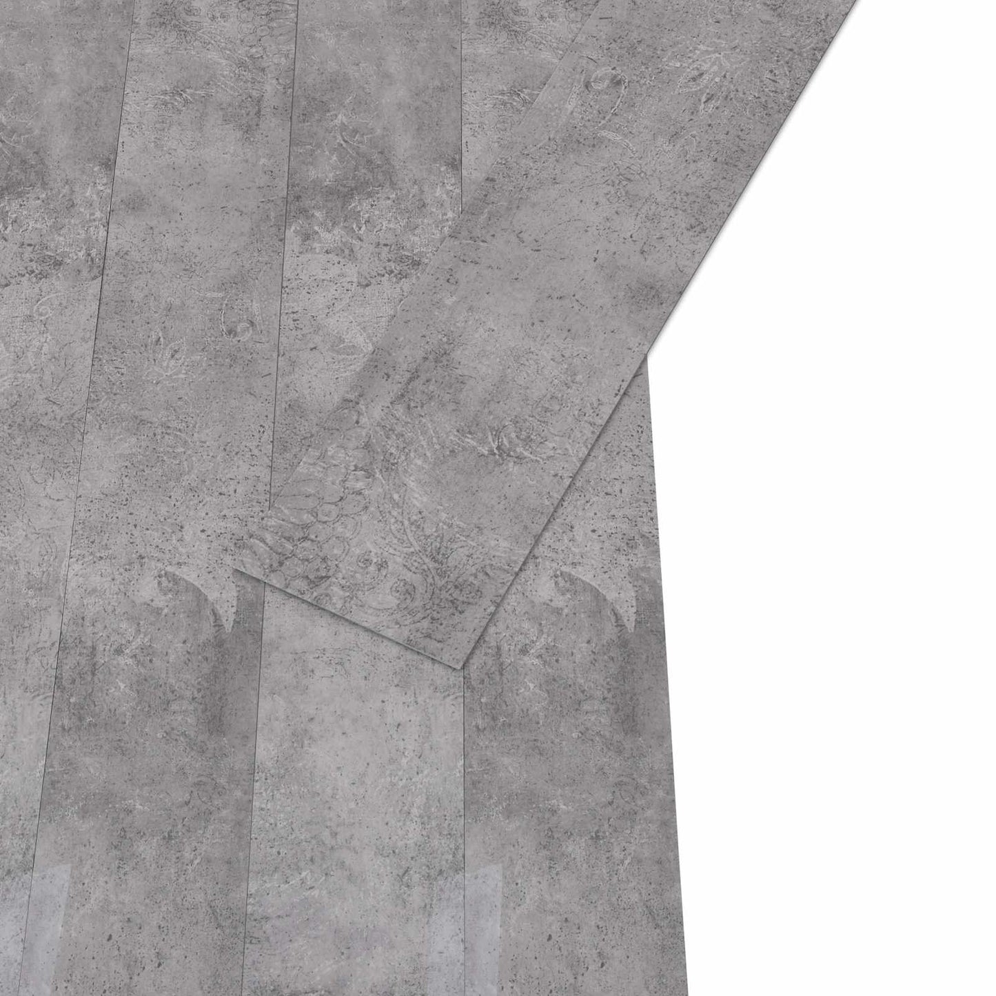 Selvklæbende Gulvplank Cement Brun 4,46 m² 32 stk. PVC