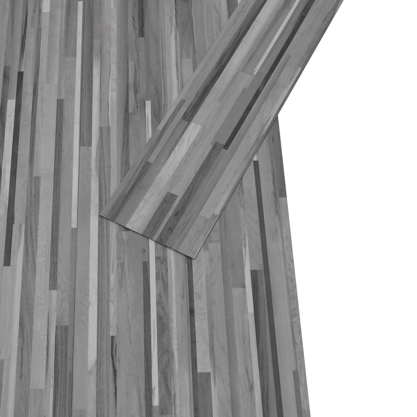 Selvklæbende Gulvplank Stribet Grå 4,46 m² 32 stk. PVC