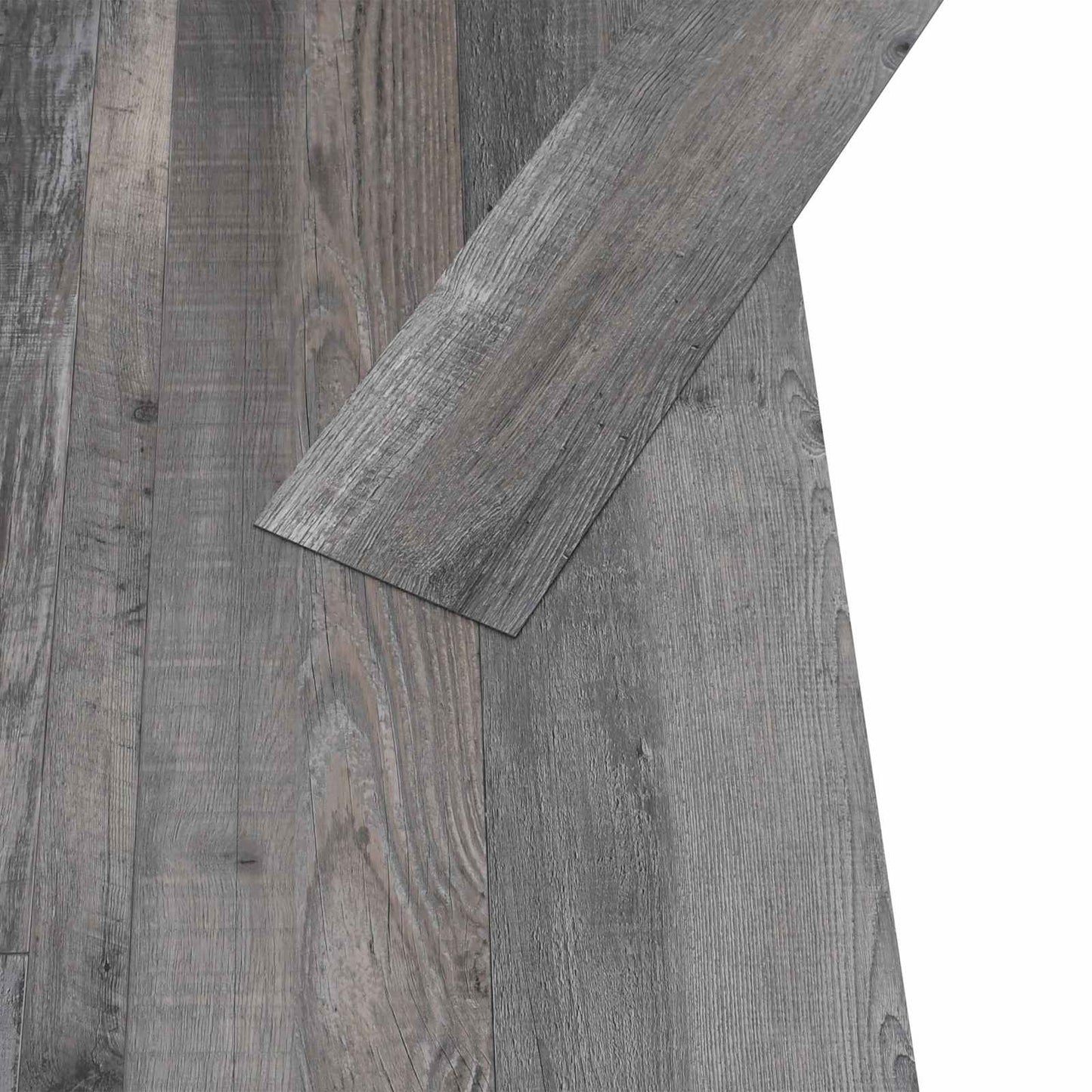 Selvklæbende Gulvplank Industrielt Træ 4,46 m² 32 stk. PVC
