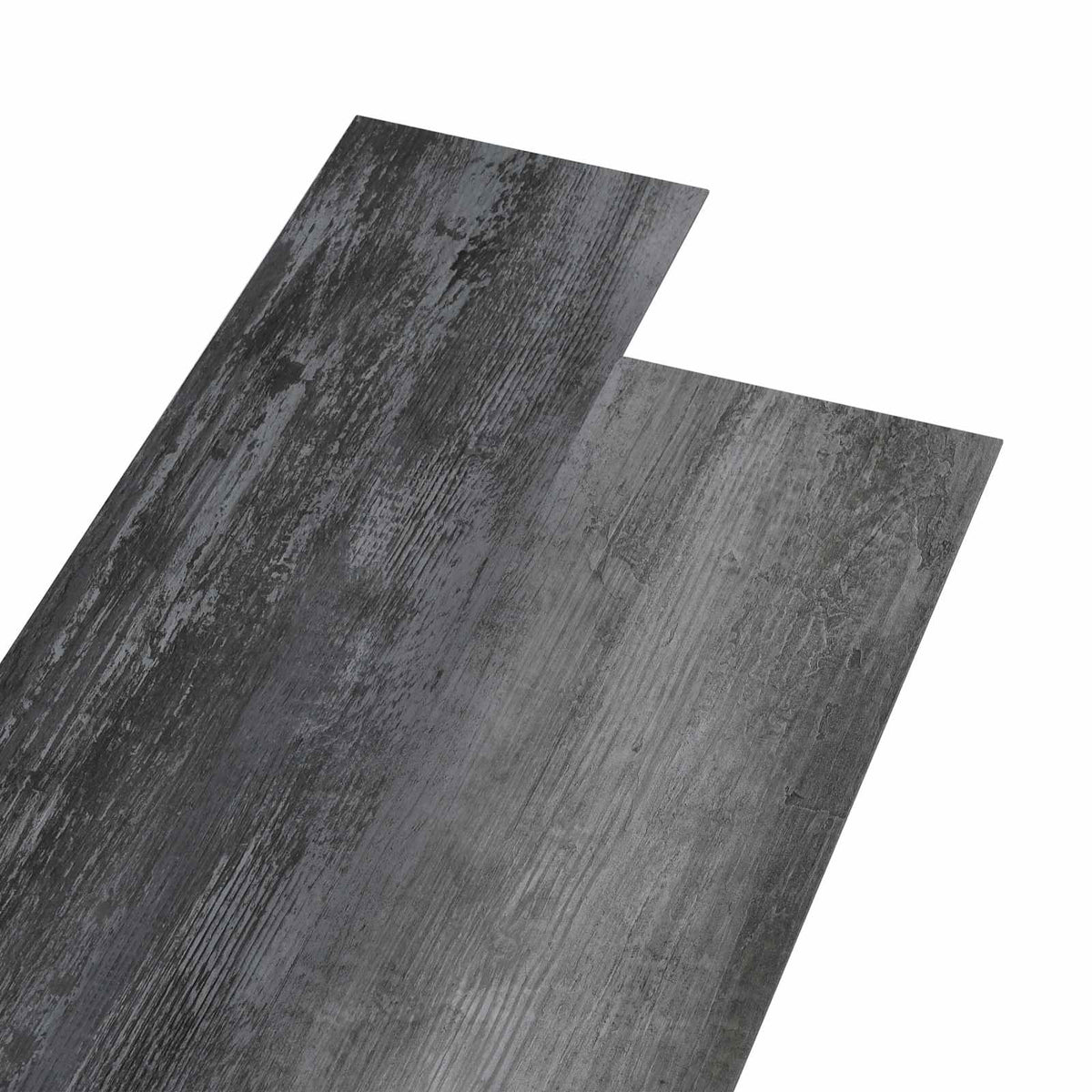 Selvklæbende Gulvplank Skinnende Grå 4,46 m² 32 stk. PVC