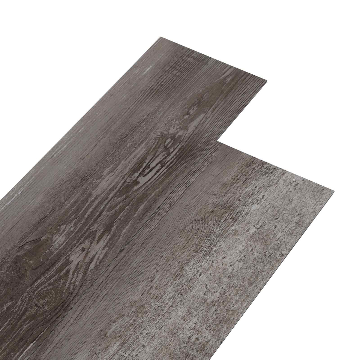 Selvklæbende Gulvplank Stribet Træ 4,46 m² 32 stk. PVC