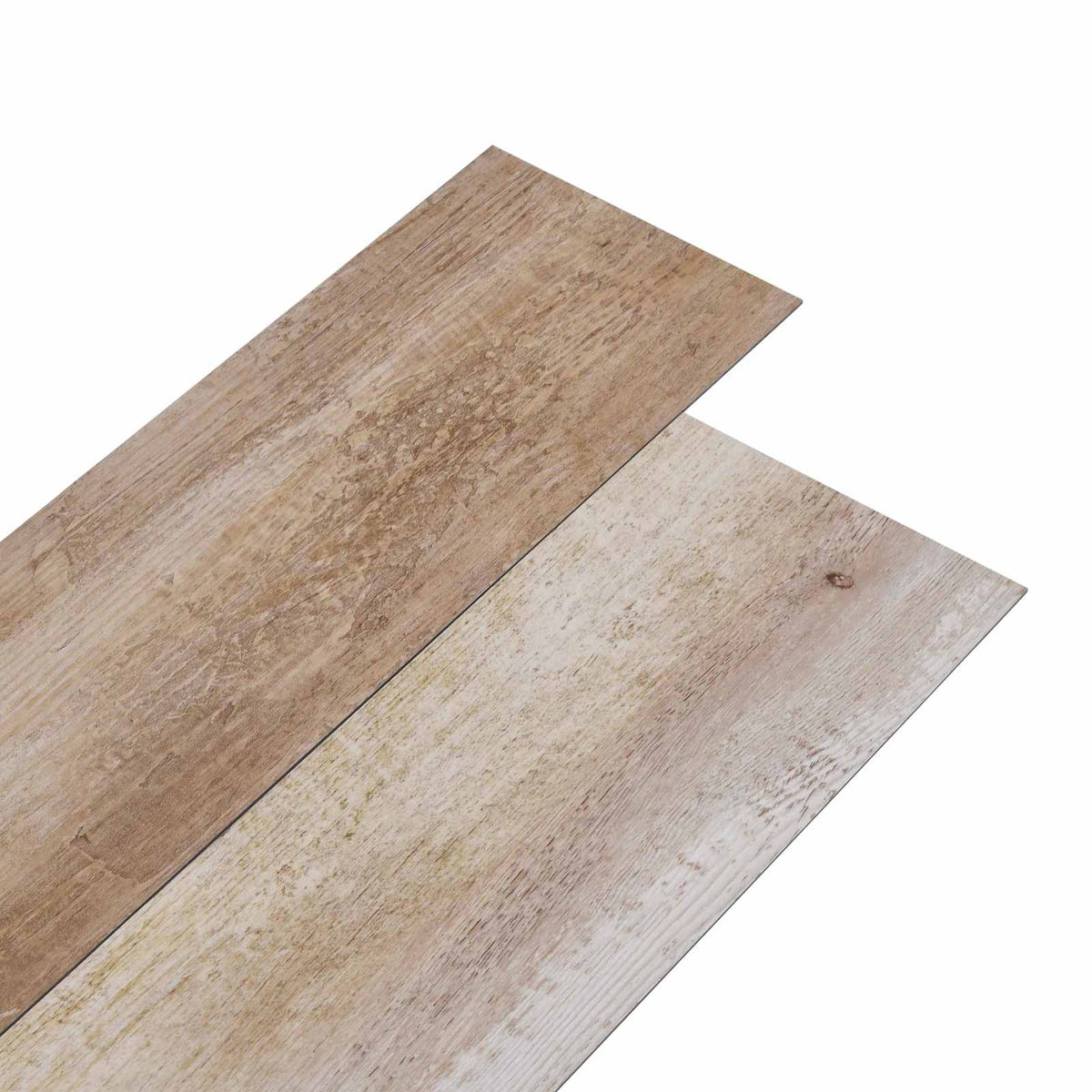Gulvplanker Vasket træ 5,02 m² 36 stk. PVC