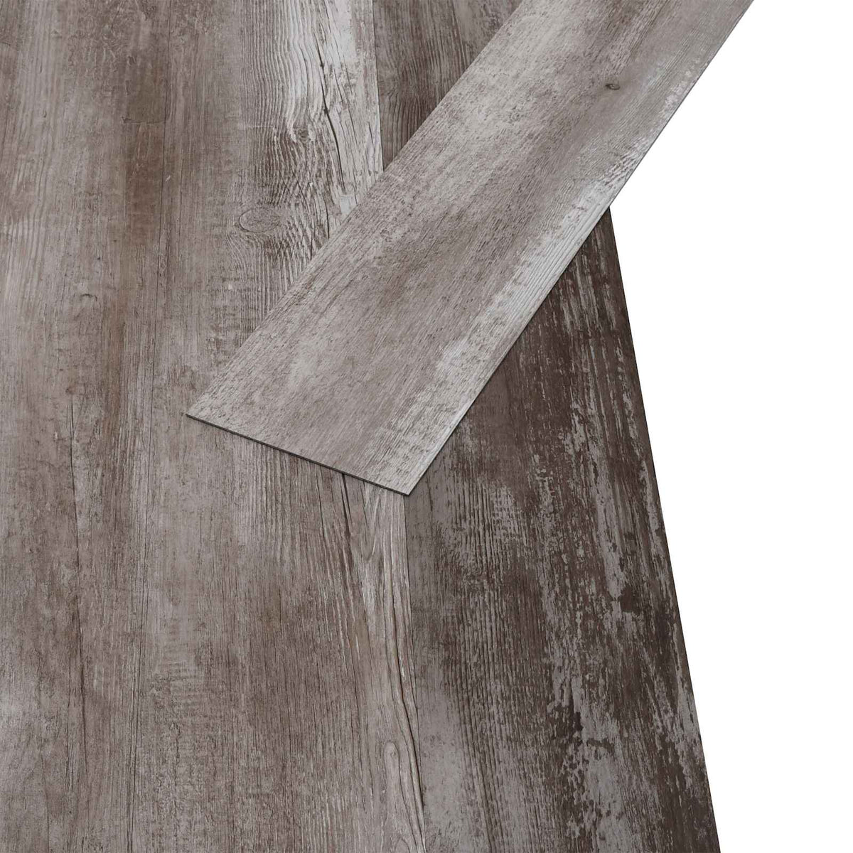 Gulvplanker Mat træ brun 5,02 m² 36 stk. PVC