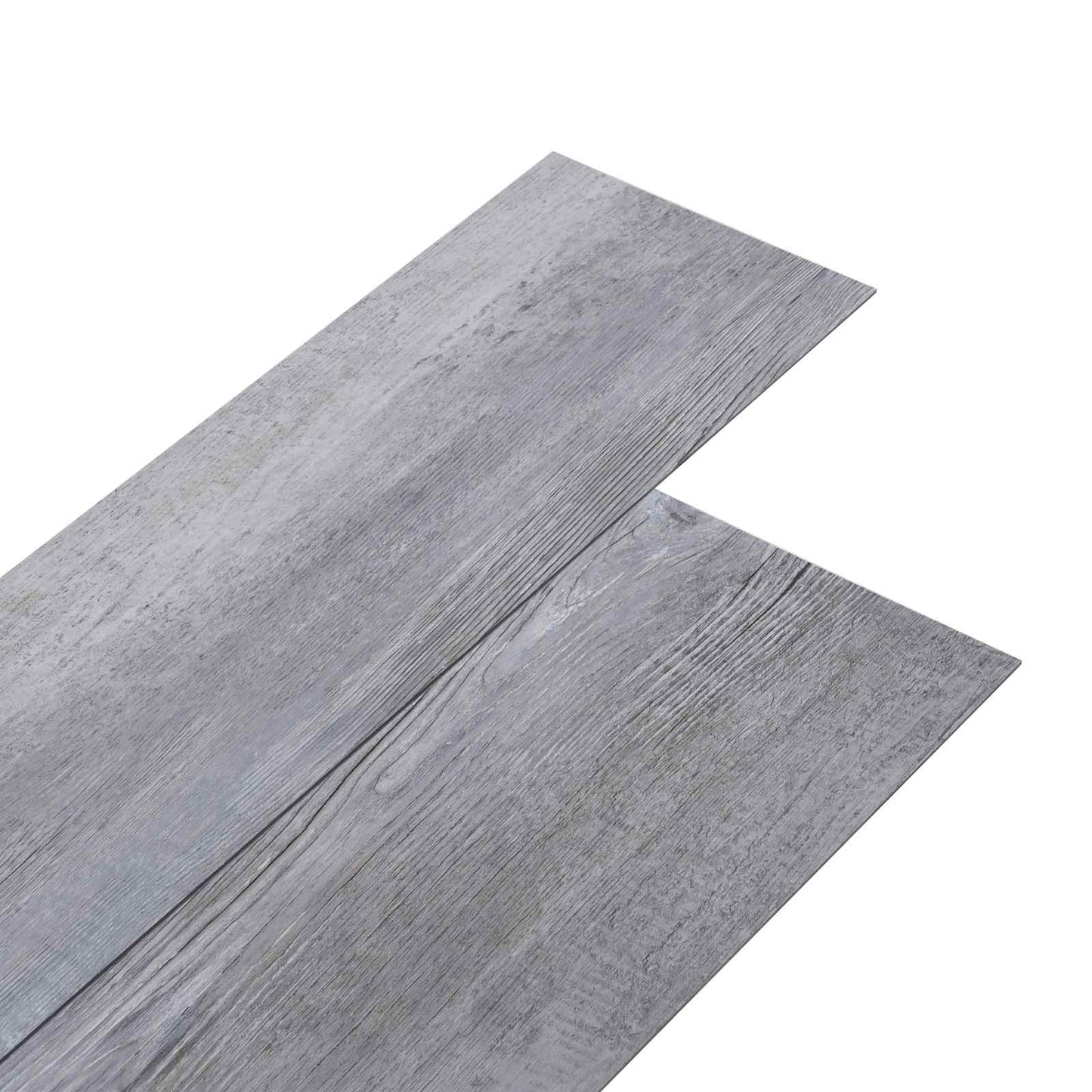 Gulvplanker Mat træ grå 5,02 m² 36 stk. PVC