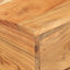 U-formet sidebord 45x30x61 cm massivt akacietræ