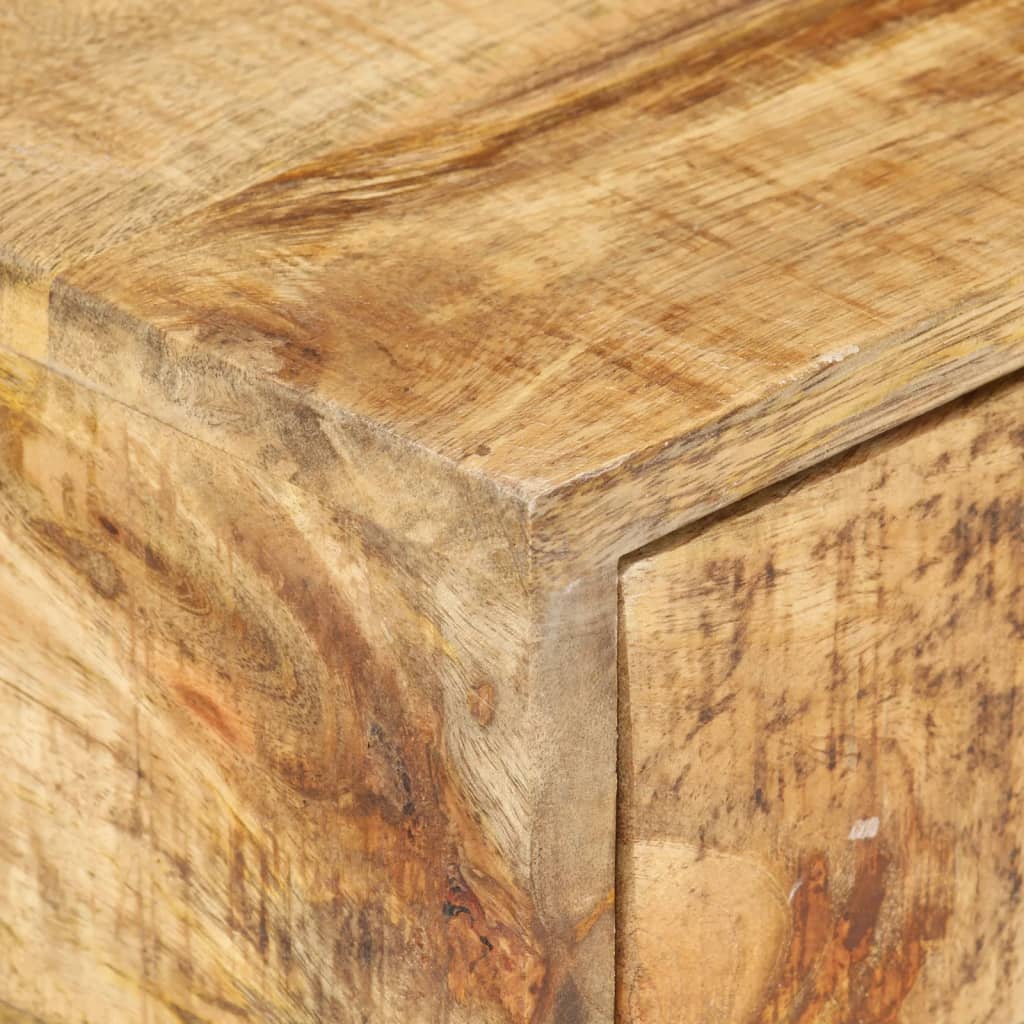 U-formet sidebord 45x30x61 cm massivt mangotræ