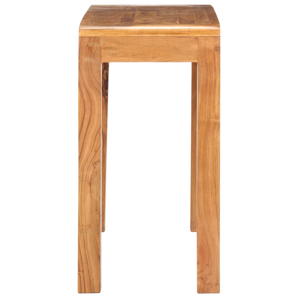 konsolbord 110x40x76 cm massivt akacietræ med honningfinish