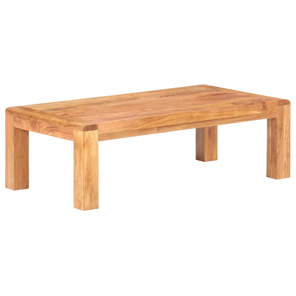 sofabord 110x60x35 cm massivt akacietræ med honningfinish