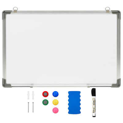 magnetisk whiteboard 50x35 cm stål hvid