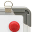 magnetisk whiteboard 50x35 cm stål hvid