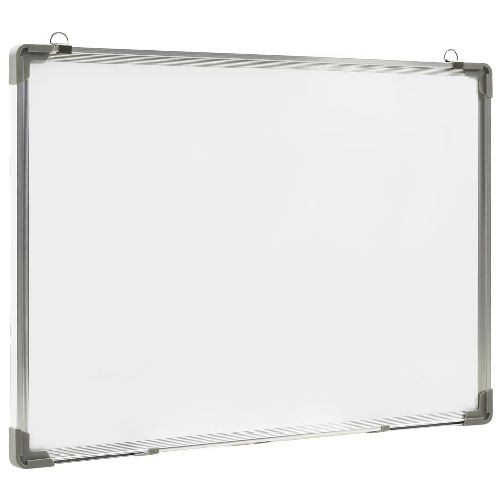 magnetisk whiteboard 70x50 cm stål hvid