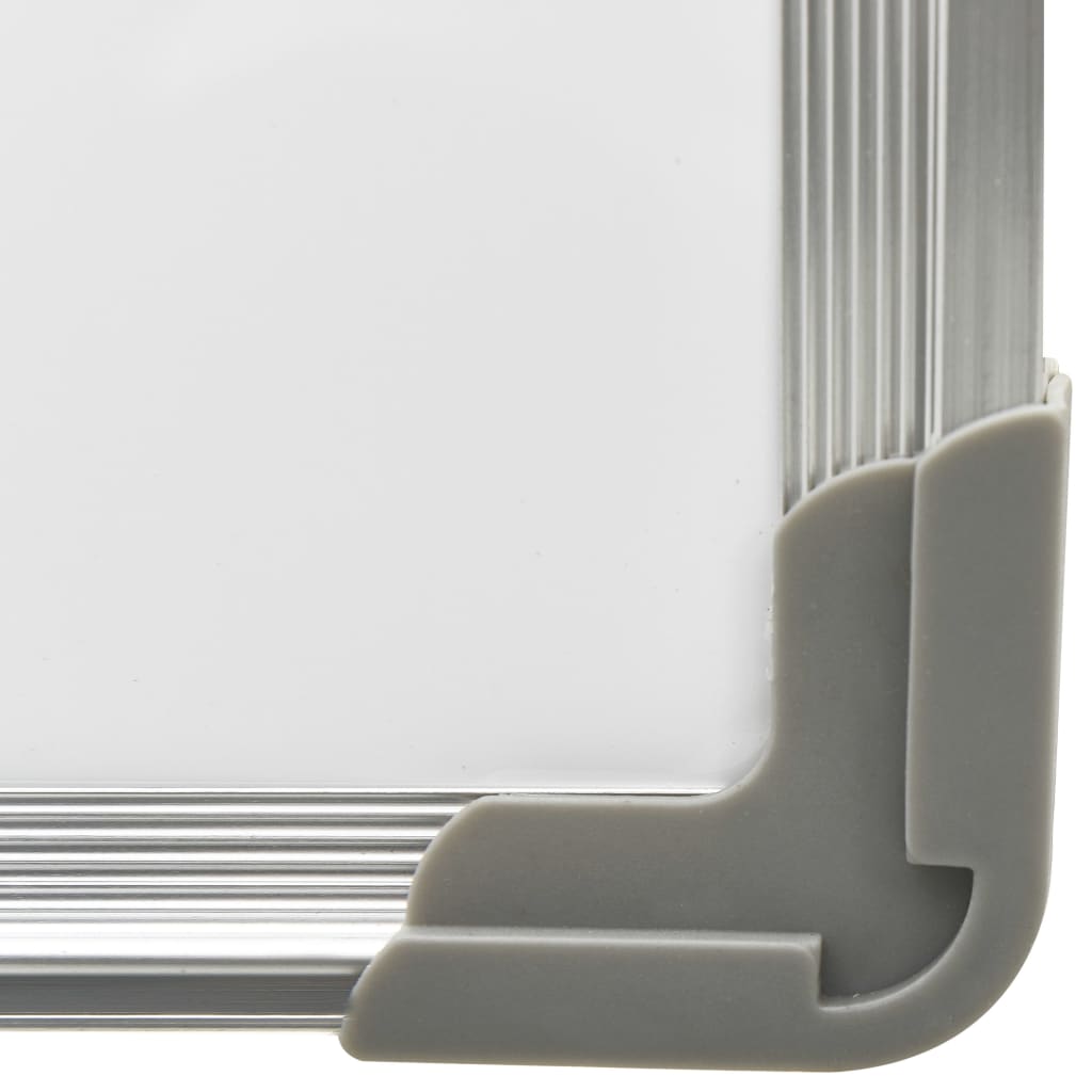 magnetisk whiteboard 70x50 cm stål hvid