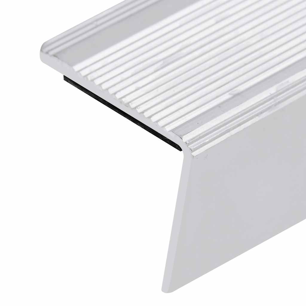 trappelister 15 stk. L-facon 90 cm aluminium sølvfarvet