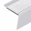 trappelister 5 stk. L-facon 100 cm aluminium sølvfarvet
