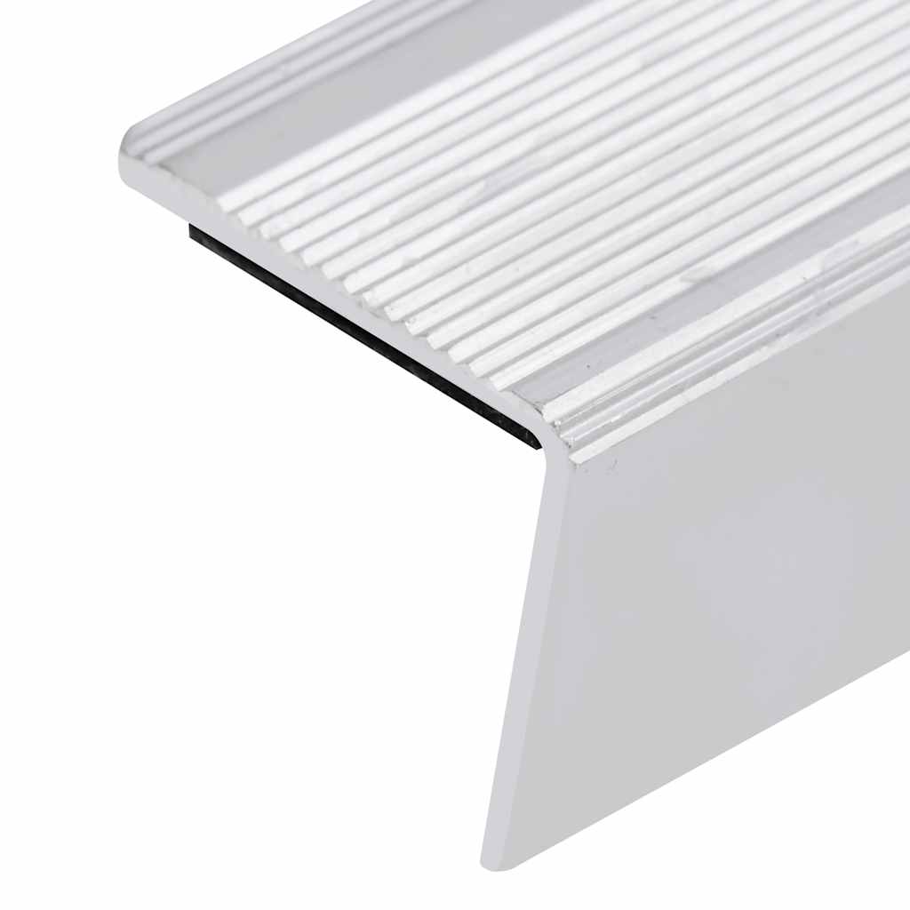 trappelister 15 stk. L-facon 100 cm aluminium sølvfarvet