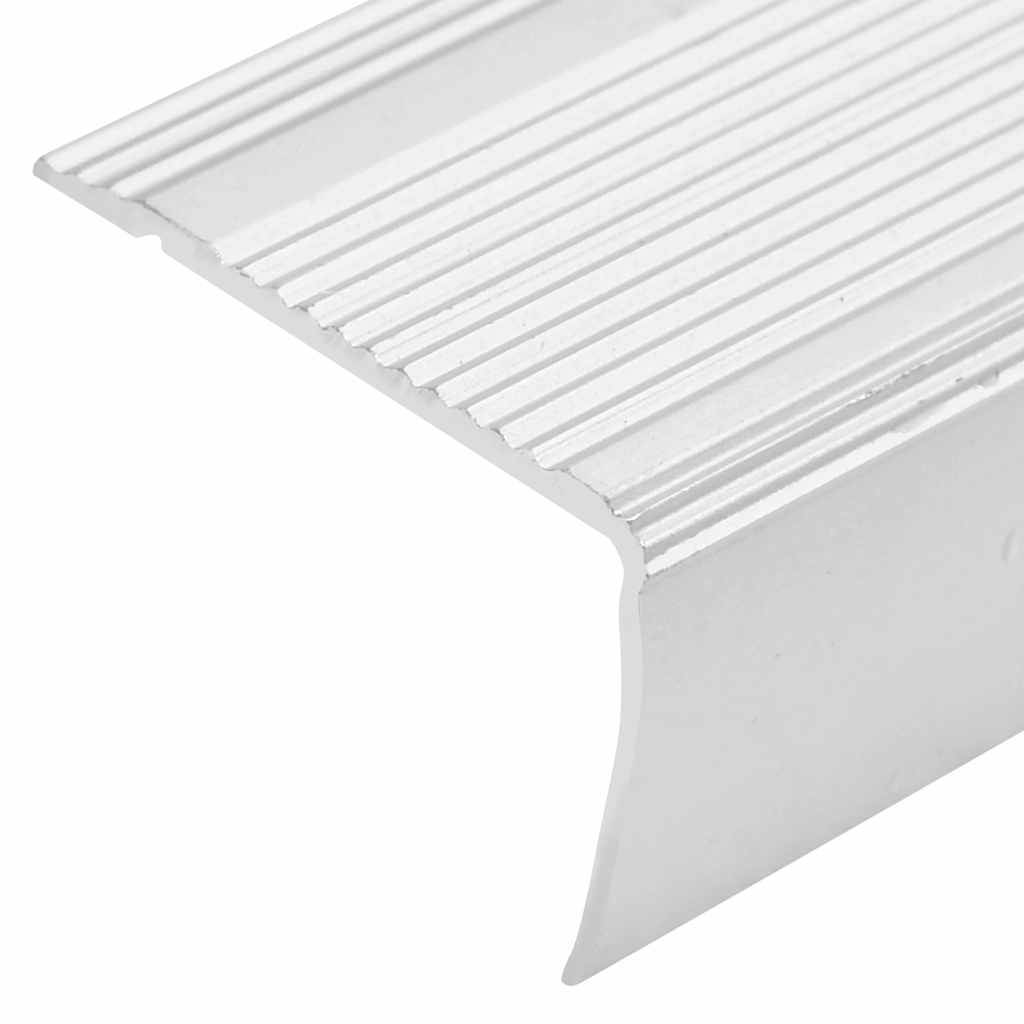 trappelister 5 stk. L-facon 100 cm aluminium sølvfarvet