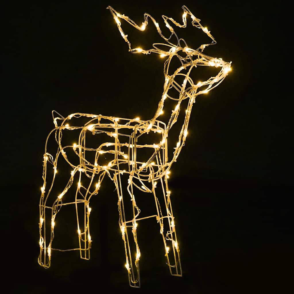 juledekoration i 3 dele rensdyr 229 LED'er